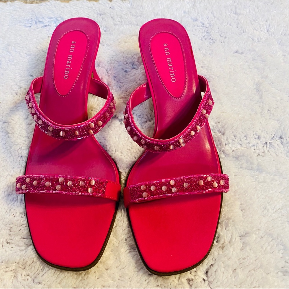 New in box, Peony Pink Dressy Sandals.